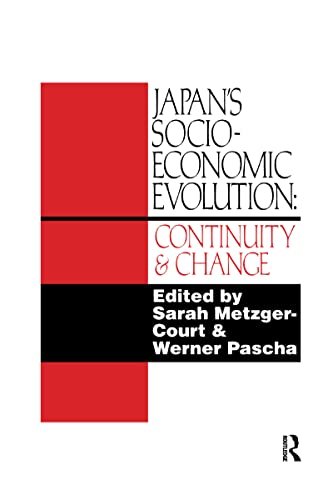 Stock image for Japan's Socio-Economic Evolution: Continuity and Change for sale by Chiron Media