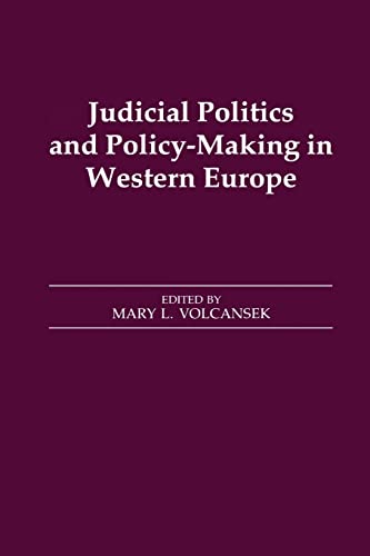 Beispielbild fr Judicial Politics and Policy-making in Western Europe zum Verkauf von Blackwell's