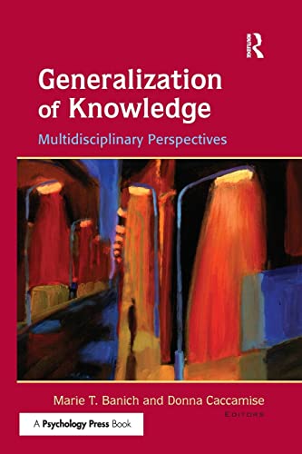 Stock image for Generalization of Knowledge: Multidisciplinary Perspectives for sale by Blackwell's