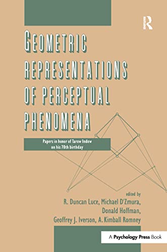 Beispielbild fr Geometric Representations of Perceptual Phenomena zum Verkauf von Blackwell's