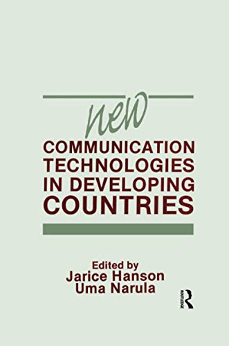 Beispielbild fr New Communication Technologies in Developing Countries zum Verkauf von Blackwell's