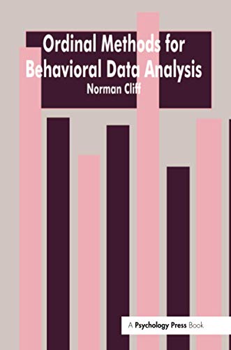 Imagen de archivo de Ordinal Methods for Behavioral Data Analysis a la venta por Blackwell's