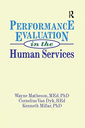 Beispielbild fr Performance Evaluation in the Human Services zum Verkauf von Blackwell's