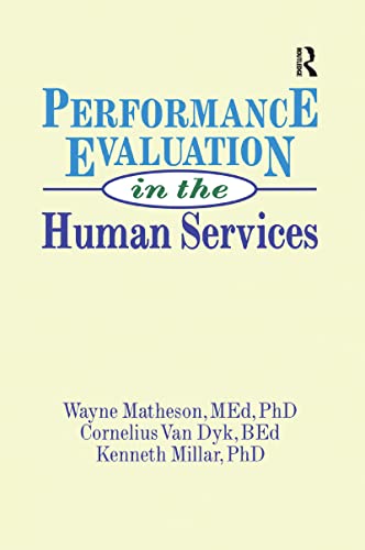 Stock image for Performance Evaluation in the Human Services for sale by Chiron Media