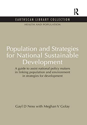 Beispielbild fr Population and Strategies for National Sustainable Development zum Verkauf von Blackwell's