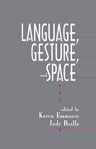 Imagen de archivo de Language, Gesture, and Space a la venta por Blackwell's