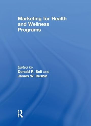 Beispielbild fr Marketing for Health and Wellness Programs zum Verkauf von Blackwell's