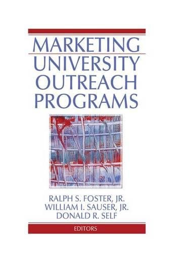 Beispielbild fr Marketing University Outreach Programs zum Verkauf von Blackwell's