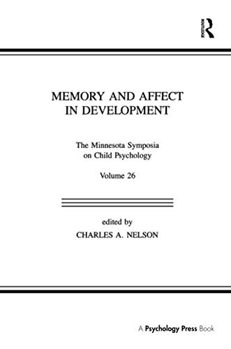 Imagen de archivo de Memory and Affect in Development a la venta por Blackwell's