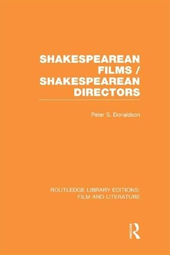 Beispielbild fr Shakespearean Films/Shakespearean Directors zum Verkauf von Blackwell's