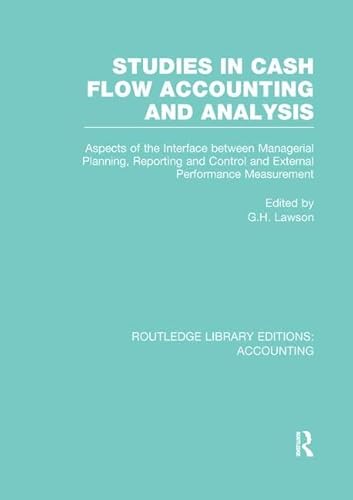 Beispielbild fr Studies in Cash Flow Accounting and Analysis zum Verkauf von Blackwell's