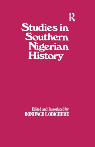 Stock image for Studies in Southern Nigerian History for sale by Blackwell's