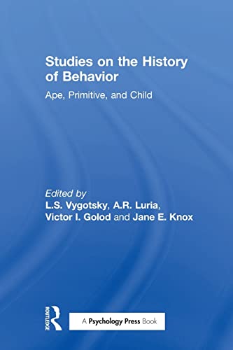 Beispielbild fr Studies on the History of Behavior zum Verkauf von Chiron Media