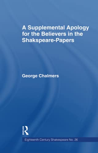 Beispielbild fr Supplemental Apology for Believers in Shakespeare Papers zum Verkauf von Blackwell's