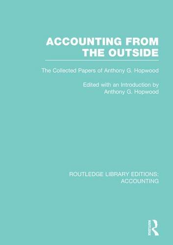 Stock image for Accounting from the Outside for sale by Blackwell's