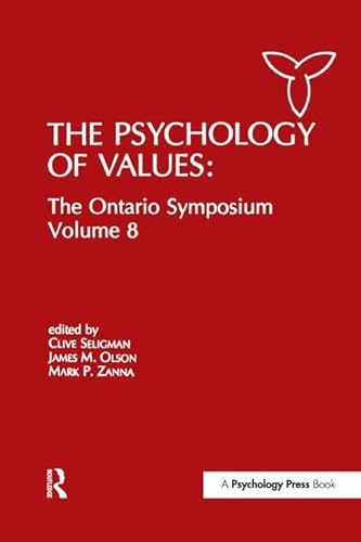 Imagen de archivo de The Psychology of Values a la venta por Blackwell's