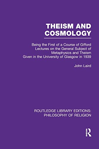Stock image for Theism and Cosmology (Routledge Library Editions: Philosophy of Religion) for sale by Chiron Media