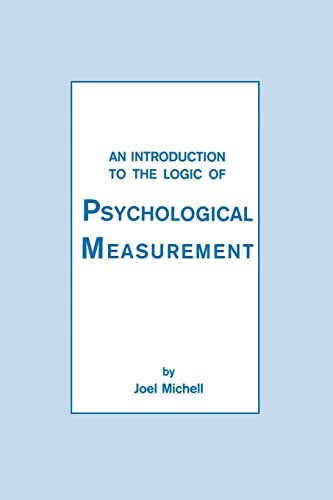 9781138990418: An Introduction To the Logic of Psychological Measurement