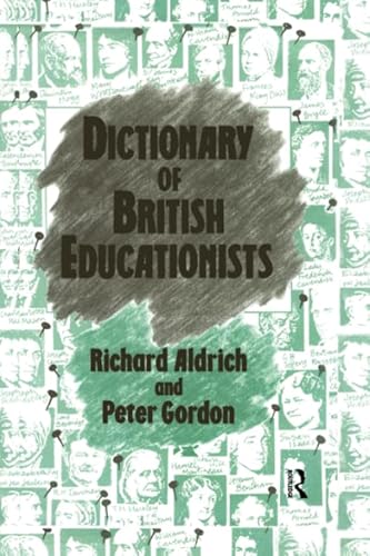 Imagen de archivo de Dictionary of British Educationists a la venta por Blackwell's