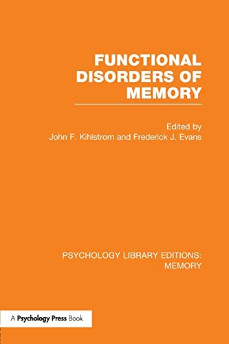 Imagen de archivo de Functional Disorders of Memory (PLE: Memory) a la venta por Blackwell's
