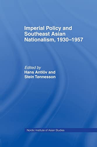 Beispielbild fr Imperial Policy and Southeast Asian Nationalism zum Verkauf von Chiron Media