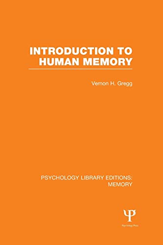 Stock image for Introduction to Human Memory (PLE: Memory) for sale by Blackwell's