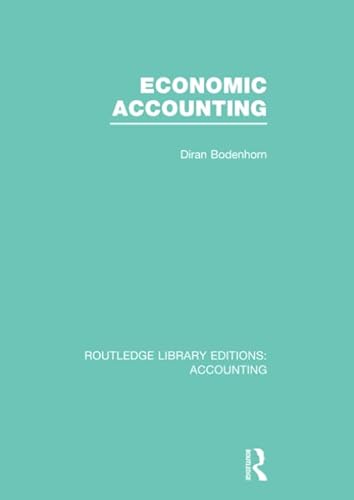 Stock image for Economic Accounting (RLE Accounting) for sale by Blackwell's