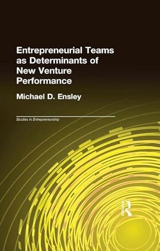 Imagen de archivo de Entrepreneurial Teams as Determinants of New Venture Performance a la venta por Blackwell's