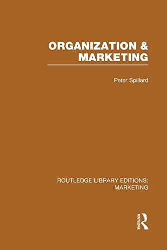 Stock image for Organization and Marketing (RLE Marketing) for sale by Blackwell's