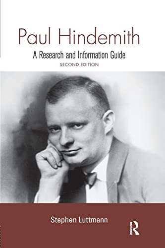 Beispielbild fr Paul Hindemith: A Research and Information Guide zum Verkauf von Blackwell's