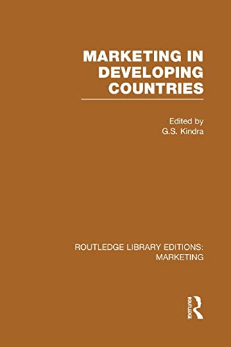 Stock image for Marketing in Developing Countries (RLE Marketing) for sale by Blackwell's