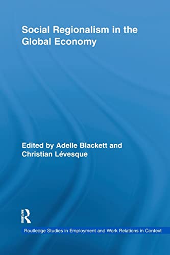 Imagen de archivo de Social Regionalism in the Global Economy a la venta por Blackwell's