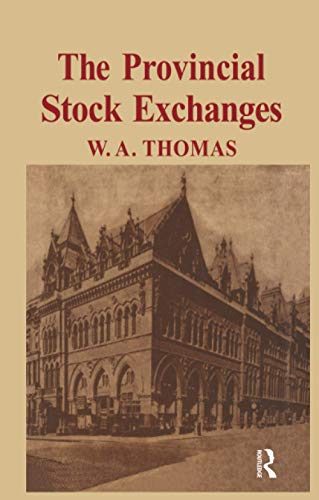 Imagen de archivo de Provincial Stock Exchange a la venta por Blackwell's