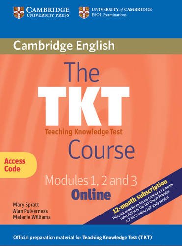 9781139105705: The TKT Course Modules 1, 2 and 3 Online (Trainee Version Access Code Card)