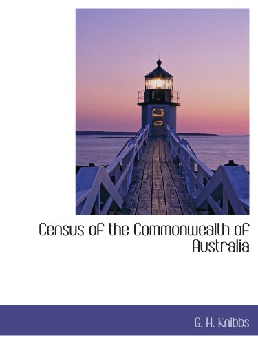 Stock image for Census of the Commonwealth of Australia for sale by Revaluation Books