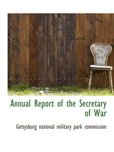 Stock image for Annual Report of the Secretary of War for sale by Revaluation Books