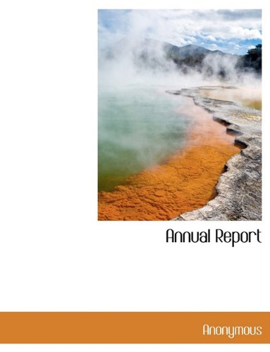 Annual Report - Anonymous