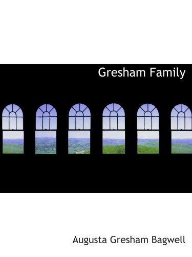 9781140089766: Gresham Family