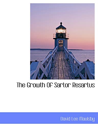 Stock image for The Growth of Sartor Resartus for sale by Ebooksweb