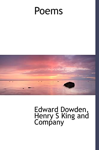 Poems (9781140145639) by Dowden, Edward