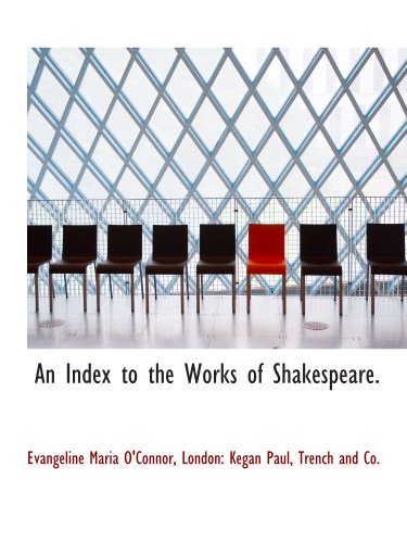 Beispielbild fr An Index to the Works of Shakespeare. zum Verkauf von WorldofBooks