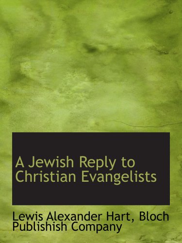 Stock image for A Jewish Reply to Christian Evangelists for sale by Revaluation Books