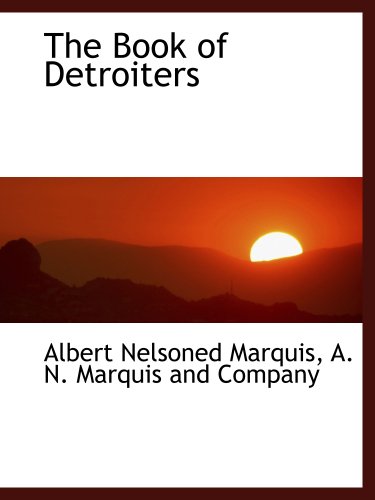 Stock image for The Book of Detroiters for sale by Revaluation Books