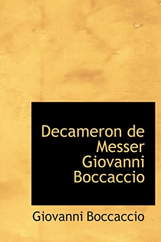 Imagen de archivo de Decameron de Messer Giovanni Boccaccio a la venta por Hay-on-Wye Booksellers