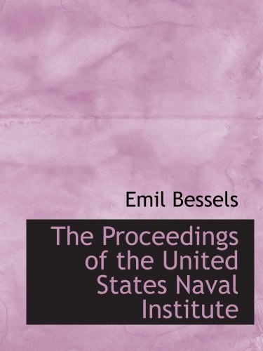 Beispielbild fr The Proceedings of the United States Naval Institute zum Verkauf von Revaluation Books