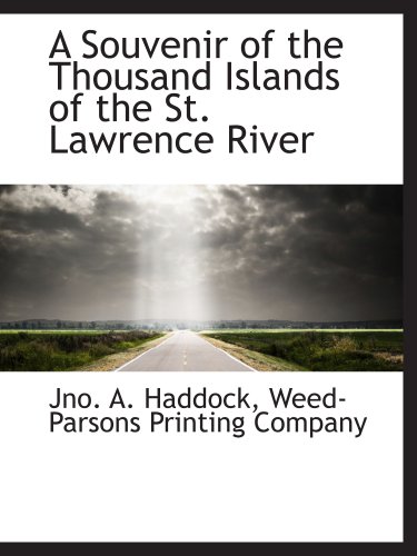 Imagen de archivo de A Souvenir of the Thousand Islands of the St. Lawrence River a la venta por Revaluation Books