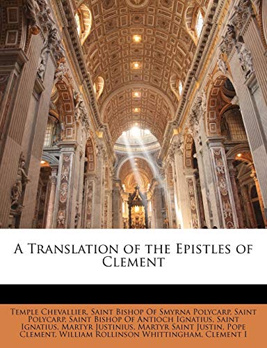 9781145598362: A Translation of the Epistles of Clement