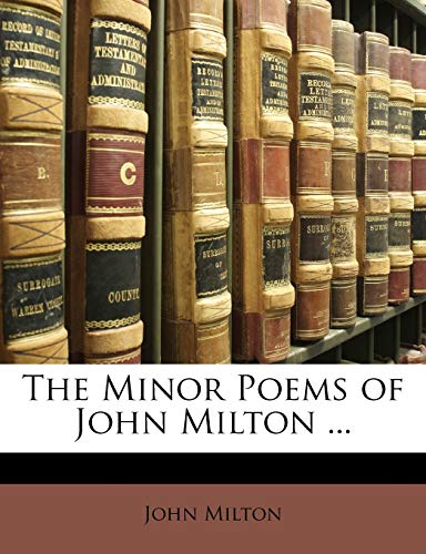 9781146073783: The Minor Poems of John Milton ...