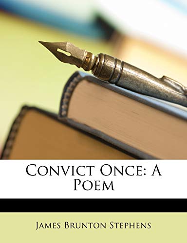 Stock image for Convict Once: A Poem for sale by ALLBOOKS1