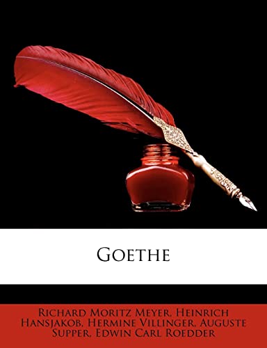 Stock image for Goethe (English and German Edition) for sale by ALLBOOKS1